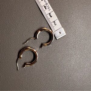 Elegant Gold plated Hoop Earrings